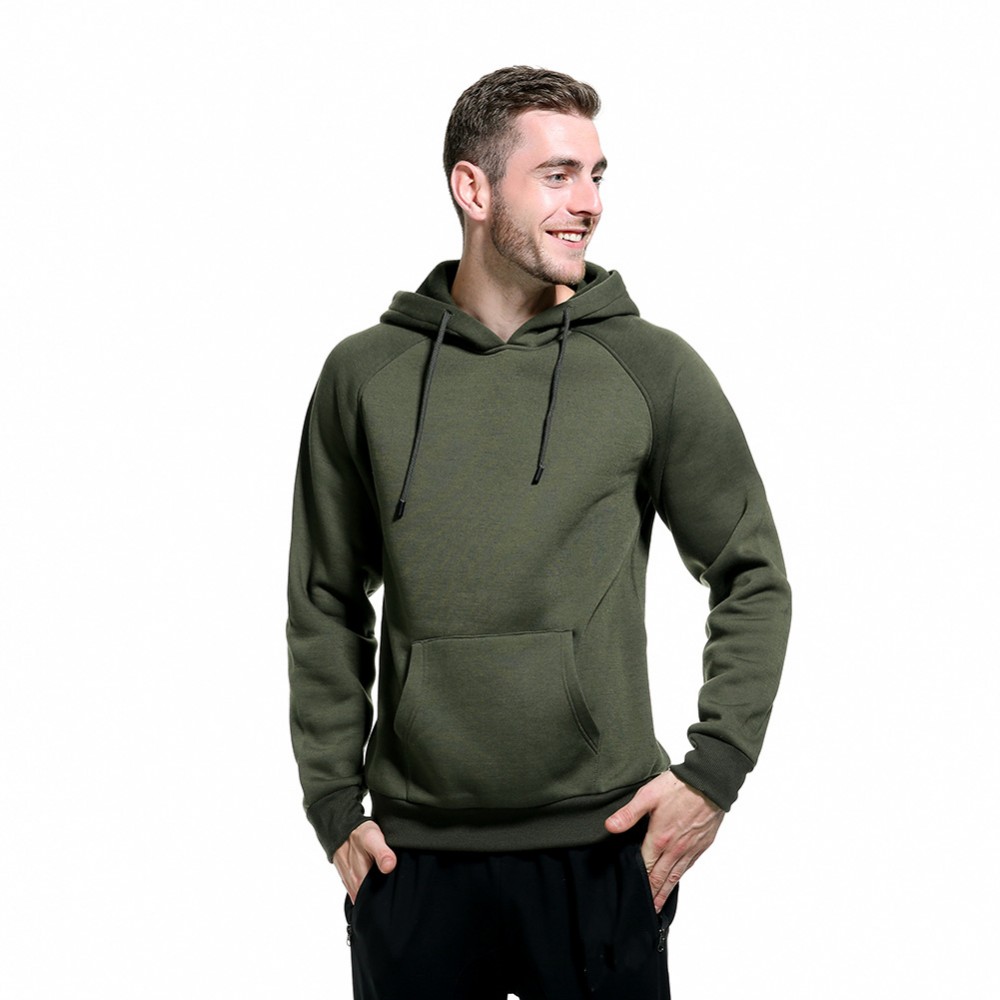  Hooded Shirts for Men Long Sleeved Solid Color Men's Hoodies Sweatshirt with Pocket