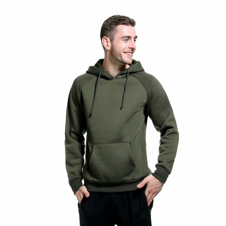 Hooded Shirts for Men Long Sleeved Solid Color Men's Hoodies Sweatshirt with Pocket