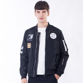  Men's Casual Zipper Up Jackets Lightweight Flight Jackets Windproof Outwear Jackets