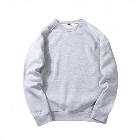 Men's Sweater Casual Round Neckline Long Sleeve Top Blouse Fleece Sweater Shirt