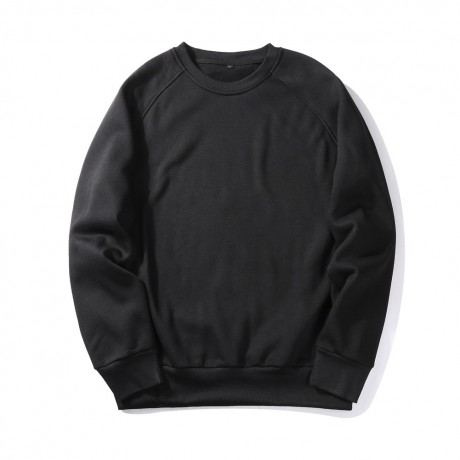 Men's Sweater Casual Round Neckline Long Sleeve Top Blouse Fleece Sweater Shirt