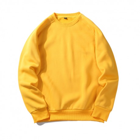Men's Sweater Casual Round Neckline Long Sleeve Top Blouse Fleece Sweater Shirt