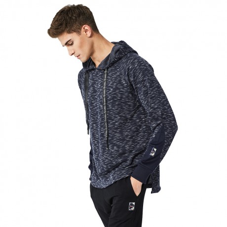 Men's Hooded Long Sleeve Sweater Coat Printed Tracksuits Blouse