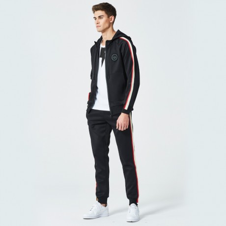 Fashion Mens Hoodies Suits 2 Pieces Hoodies Suits Sports Casual Sweater Zip Tracksuit
