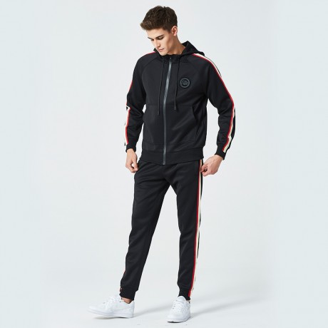 Fashion Mens Hoodies Suits 2 Pieces Hoodies Suits Sports Casual Sweater Zip Tracksuit