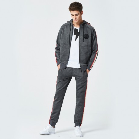 Fashion Mens Hoodies Suits 2 Pieces Hoodies Suits Sports Casual Sweater Zip Tracksuit