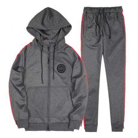 Fashion Mens Hoodies Suits 2 Pieces Hoodies Suits Sports Casual Sweater Zip Tracksuit