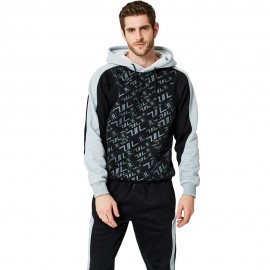  Mens Casual Sweater Printed Long Sleeve Lightweight Hoodie with Pocket