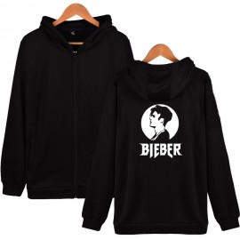 Fashion Casual Sweater Youth Full Zip Hooded Sweatshirt