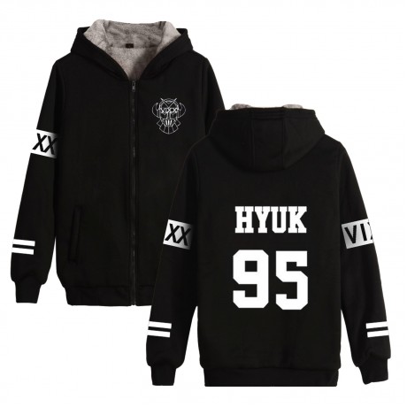 Women's Winter Thicken Jacket Zipper Hoodie Sweatshirt Jacket
