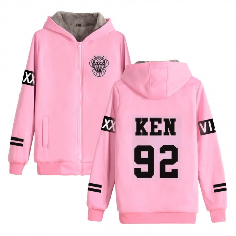 Women's Winter Thicken Jacket Zipper Hoodie Sweatshirt Jacket