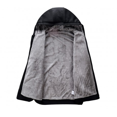 Women's Winter Thicken Jacket Zipper Hoodie Sweatshirt Jacket