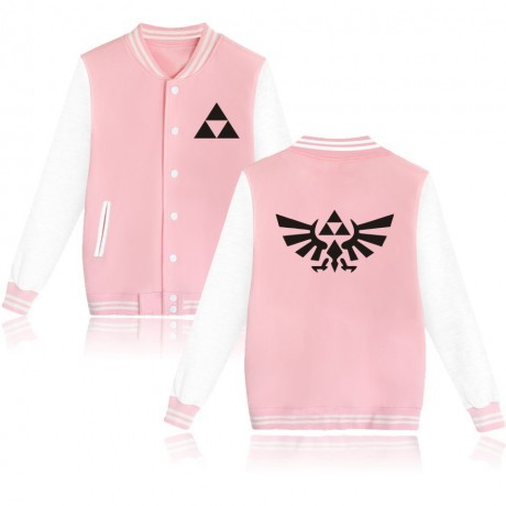 Fashion Casual Printed Baseball Jacket Long Sleeve Baseball Cotton Jacket 4 Colors