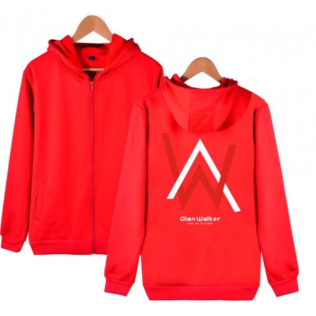  Alan Walker Hoodies Sweater Autumn Winter Hooded Long Sleeve Sweatshirt Zipper Hoodie Coat