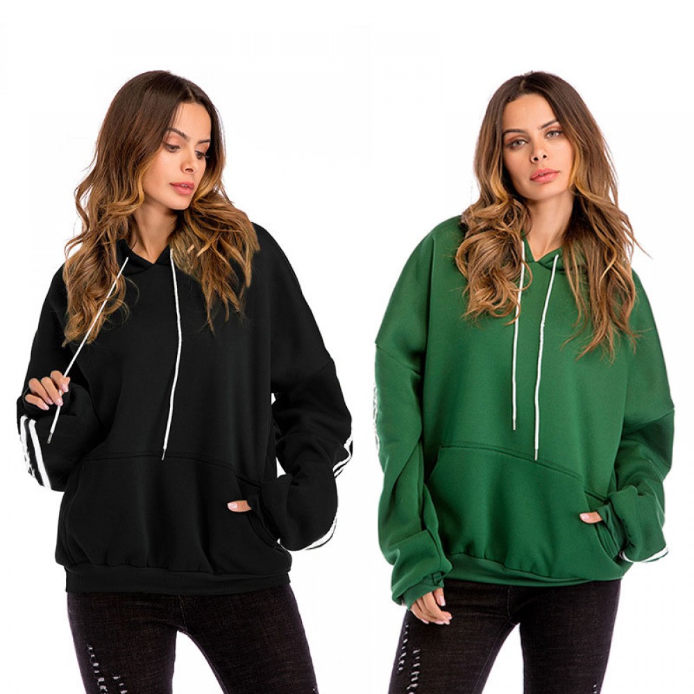  Women Casual Long Sleeve Sweater Round Neck Sweater Hoodie Pullover Sweater