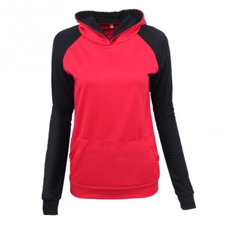 Women's Hoodies Tops Sweatshirt Solid Color Long Sleeve Sweatshirt Slim Top Pullover Sweatshirt