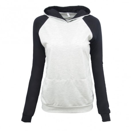 Women's Hoodies Tops Sweatshirt Solid Color Long Sleeve Sweatshirt Slim Top Pullover Sweatshirt