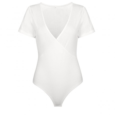 Women's Sexy  Deep V-Neck Bodysuits Tight Jumpsuits(S-XL)