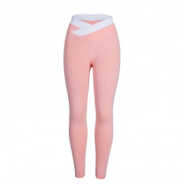  Women's Solid Color Leggings Full-Length Regular Size Yoga Workout Leggings Pants 