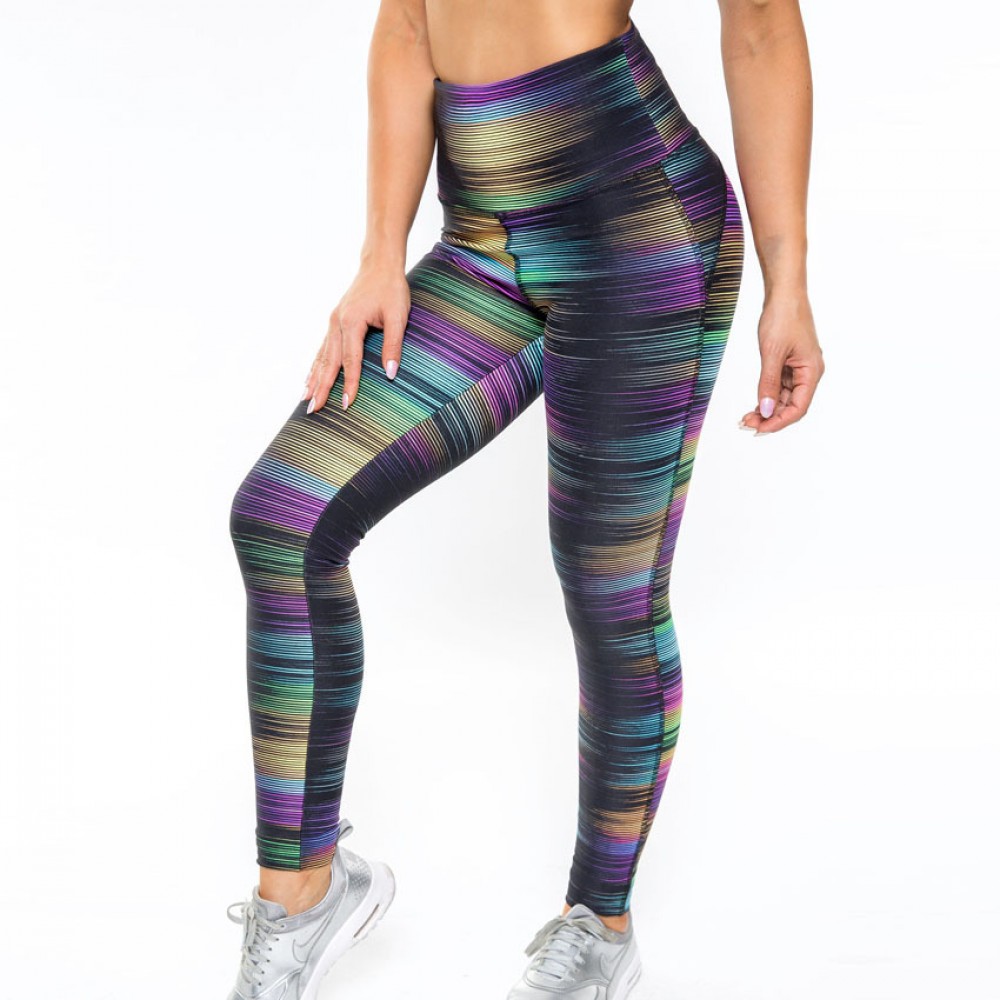  Women Leggings Yoga Pants Printed Hight Waist Sport Pants