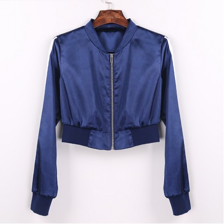 Women Tracksuit Striped Stand Collar Jacket Sweater Sports Suits with Long Pants Sets