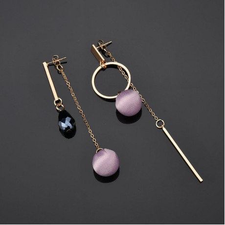  Fashion Long Fringe Dangle Earrings Tassels Asymmetrical Earrings for Women 