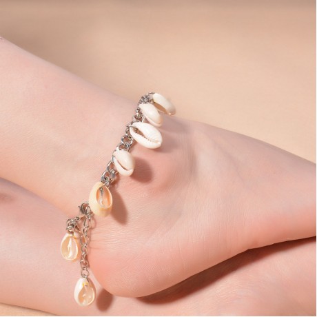 Anklet Shell Beach Tassel Foot Anklet Chain Jewelry for Women Girls