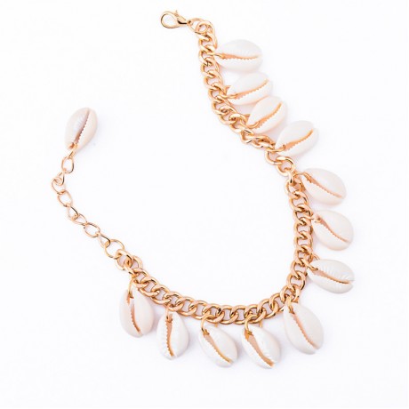 Anklet Shell Beach Tassel Foot Anklet Chain Jewelry for Women Girls