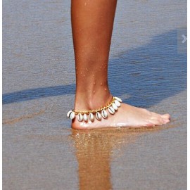 Anklet Shell Beach Tassel Foot Anklet Chain Jewelry for Women Girls