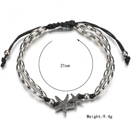 Charm Ethnic Starfish Necklace Pendant Beach Foot Chain Anklet Foot Chain Foot Jewelry