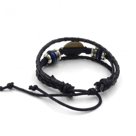 Unicorn Time Gemstone Handmade Leather Bracelet Vacation Gift For Women