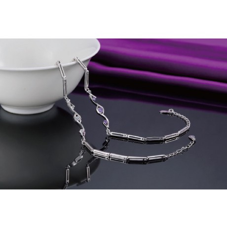 S925 Silver Plated White Gold Diamond Bracelet Jewelry Ideal Gifts For Women Gift Set From Heart
