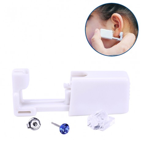 New Personal Disposable Painless Ear Piercer With Earring