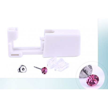 New Personal Disposable Painless Ear Piercer With Earring