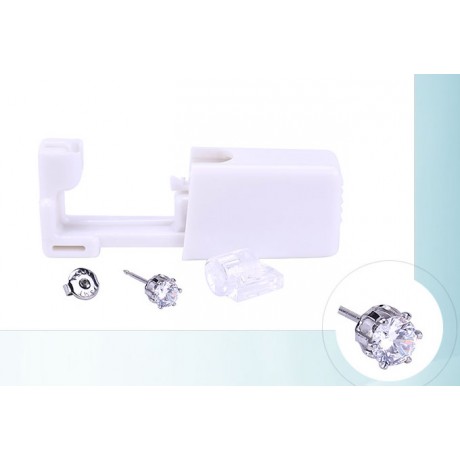 New Personal Disposable Painless Ear Piercer With Earring