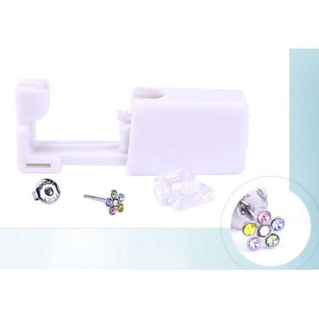 New Personal Disposable Painless Ear Piercer With Earring