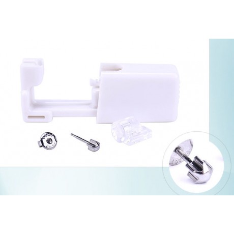 New Personal Disposable Painless Ear Piercer With Earring
