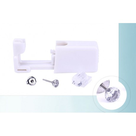 New Personal Disposable Painless Ear Piercer With Earring