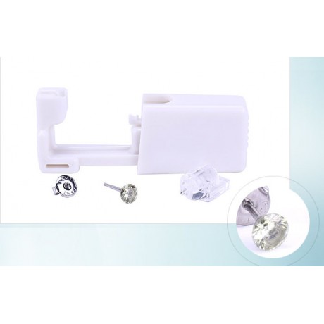 New Personal Disposable Painless Ear Piercer With Earring