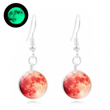 Starry Luminous Gemstone Earrings Drop Charm Earrings for Women