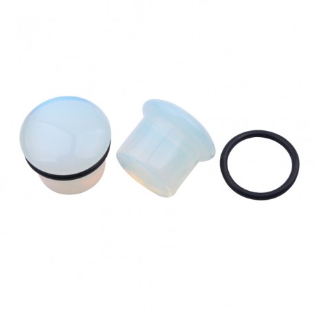 Fashion Natural Stone Multiple Sizes Available Plugs Earrings for Men And Women(4-16mm)
