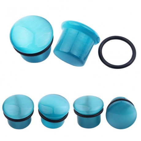 Fashion Natural Stone Multiple Sizes Available Plugs Earrings for Men And Women(4-16mm)