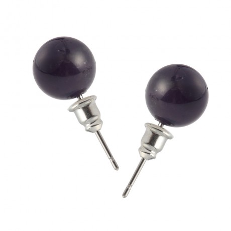 Natural Stone Stud Earrings Crystal Jewelry Earrings for Women