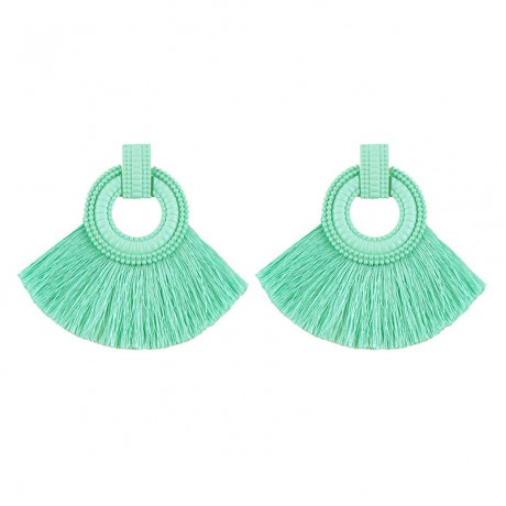 Fashion Tassel Earrings Stud Sector Statement Earrings For Girls