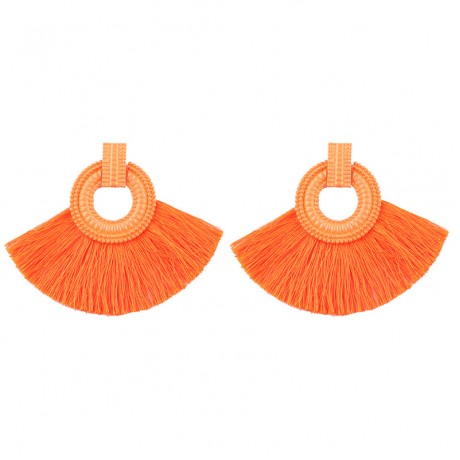 Fashion Tassel Earrings Stud Sector Statement Earrings For Girls