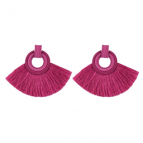 Fashion Tassel Earrings Stud Sector Statement Earrings For Girls