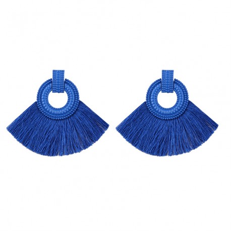 Fashion Tassel Earrings Stud Sector Statement Earrings For Girls