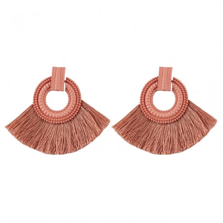 Fashion Tassel Earrings Stud Sector Statement Earrings For Girls
