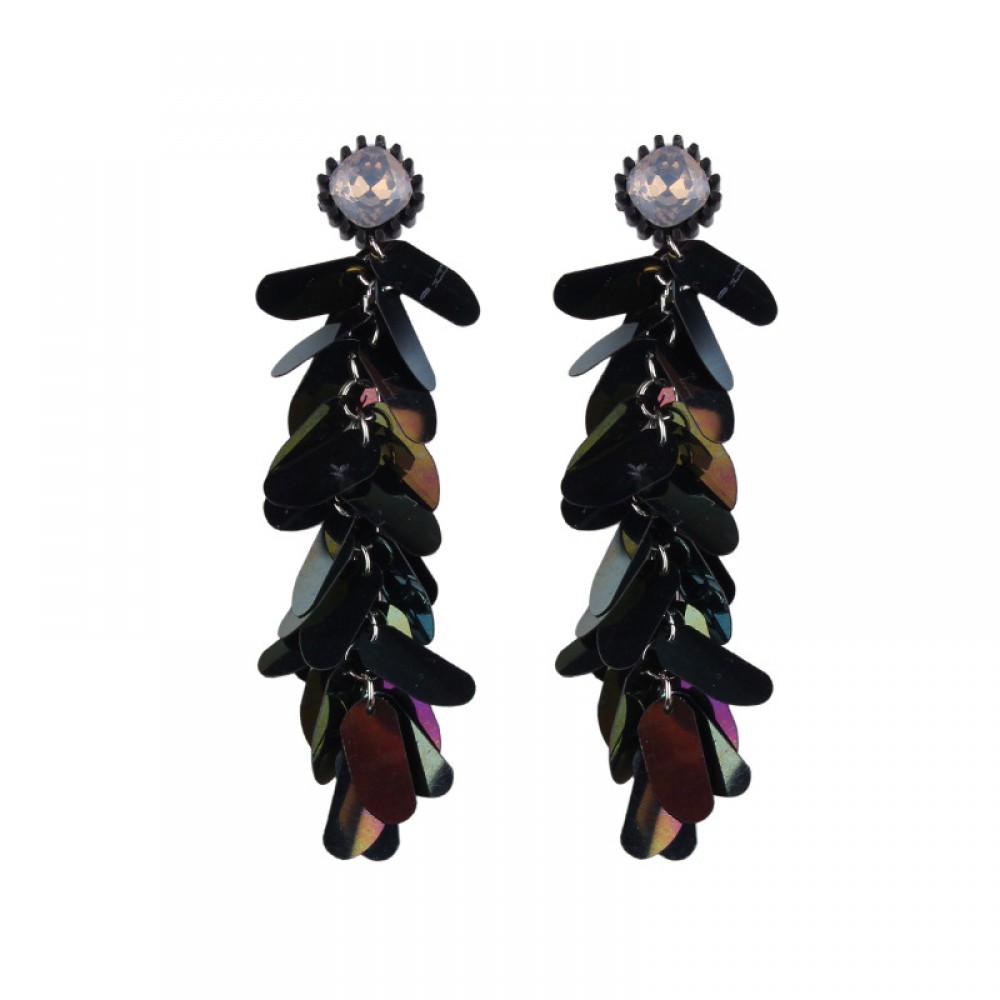 Hot Diamond Sequin Long Earring Fashion Long Earrings For Women And Girls
