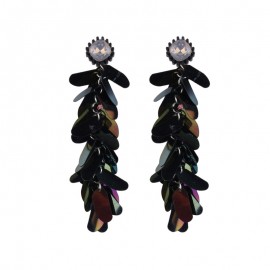 Hot Diamond Sequin Long Earring Fashion Long Earrings For Women And Girls